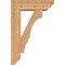 Ekena Millwork Balboa Slat Smooth Bracket w/ Offset Brace, Western Red Cedar, 7 1/2"W x 24"D x 36"H BKT0806X24X36BOA06SWR - alternate 3